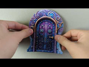 Magical Wizard Fairy Door Decal
