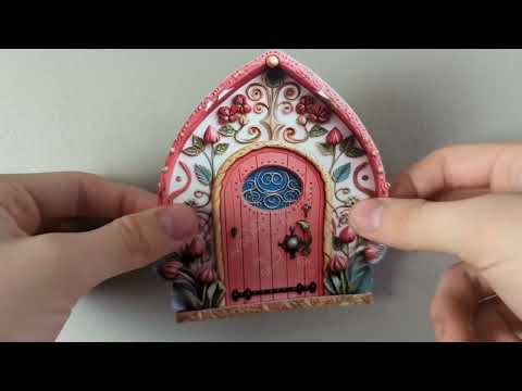 Pretty in Pink Fairy Door Decal