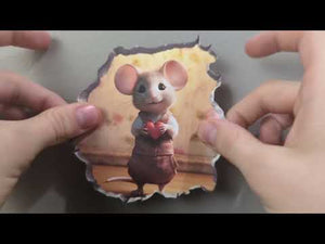 Sweetheart Mouse Hole Decal