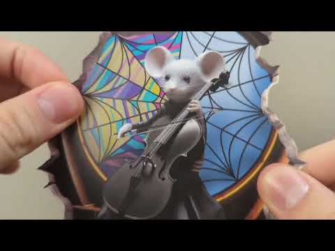 Cello Wednesday Mouse Hole Decal