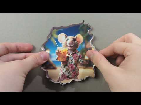 Cocktail Mouse Hole Decal