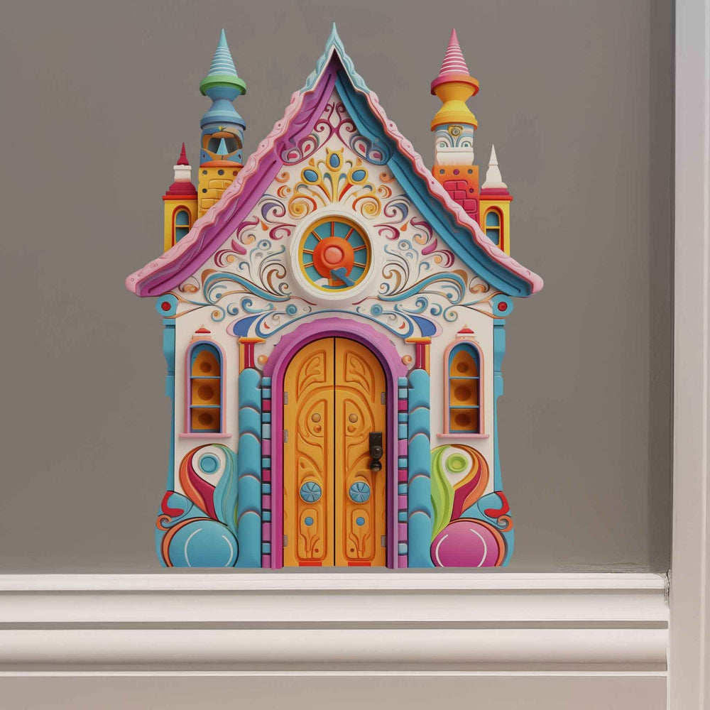 Rainbow Palace Fairy Door Decal - My Wonderful Walls