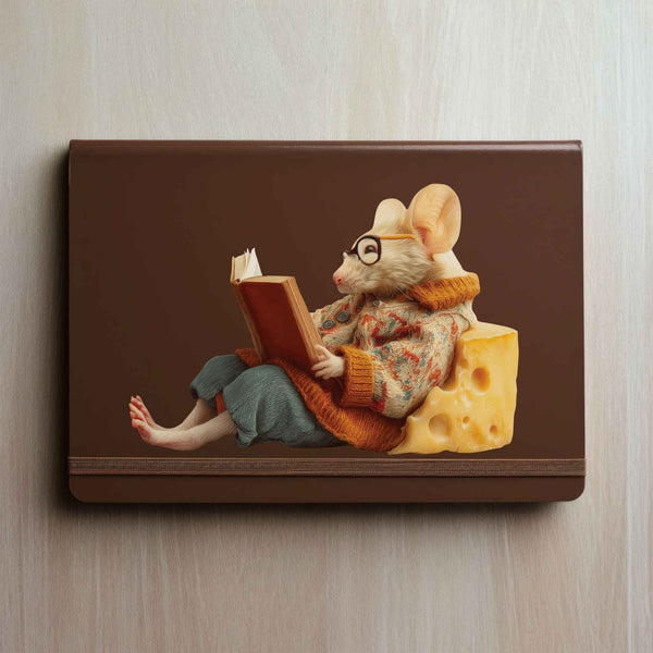 Reading Cheese Mouse Decal - My Wonderful Walls