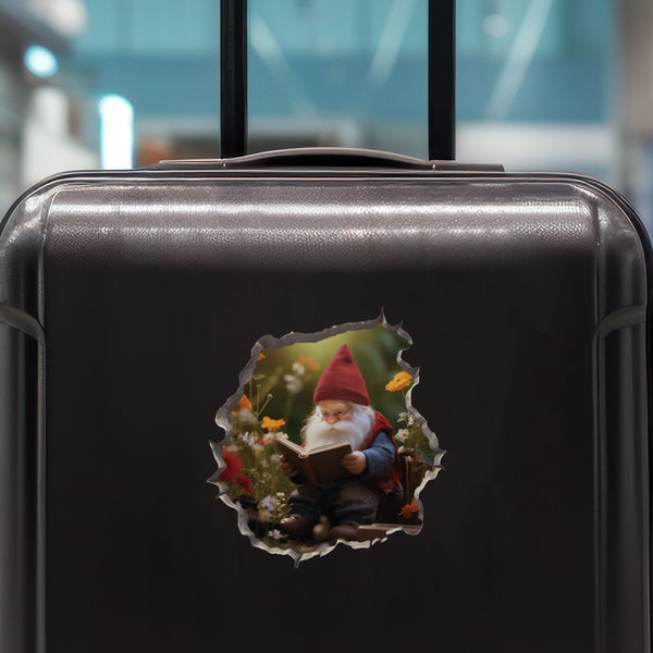 Reading Gnome Hole Decal