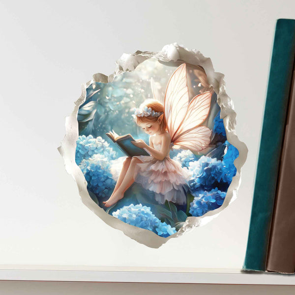 Reading Hydrangea Fairy Portal Decal - My Wonderful Walls