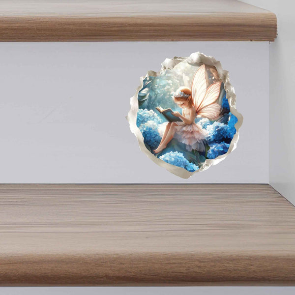Reading Hydrangea Fairy Portal Decal - My Wonderful Walls