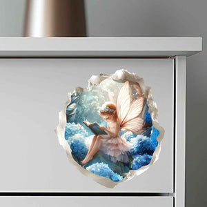 Reading Hydrangea Fairy Portal Decal - My Wonderful Walls