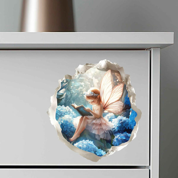 Reading Hydrangea Fairy Portal Decal - My Wonderful Walls