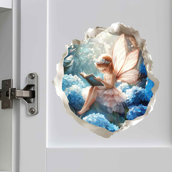 Reading Hydrangea Fairy Portal Decal - My Wonderful Walls