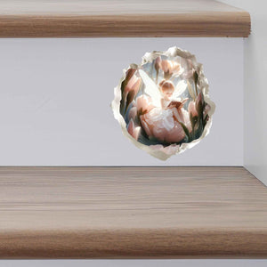 Reading Tulip Fairy Hole Decal - My Wonderful Walls