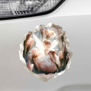Reading Tulip Fairy Hole Decal - My Wonderful Walls