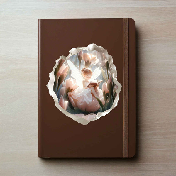 Reading Tulip Fairy Hole Decal - My Wonderful Walls