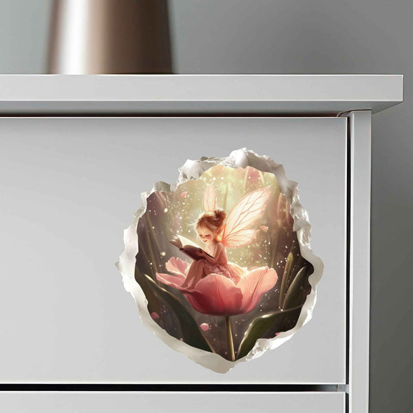 Reading Tulip Fairy Portal Decal - My Wonderful Walls