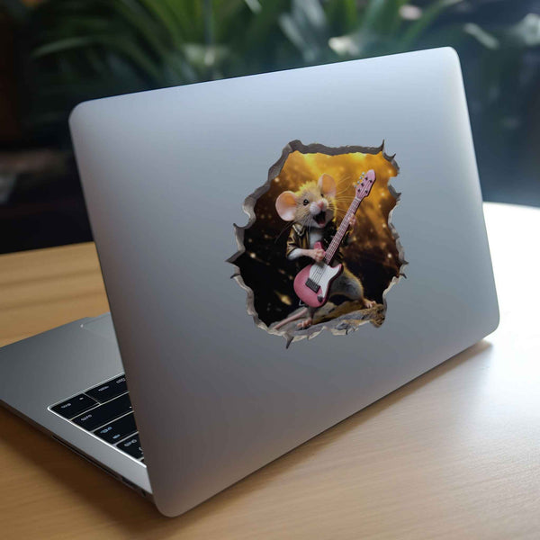 Rock and Roll Mouse Hole Decal - My Wonderful Walls