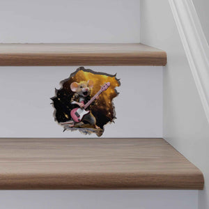 Rock and Roll Mouse Hole Decal - My Wonderful Walls