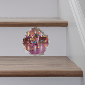 Roller Skating Mouse Hole Decal - My Wonderful Walls