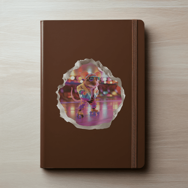Roller Skating Mouse Hole Decal - My Wonderful Walls