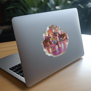 Roller Skating Mouse Hole Decal - My Wonderful Walls