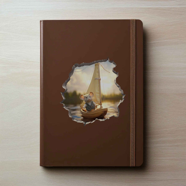 Sailing Mouse Hole Decal - My Wonderful Walls