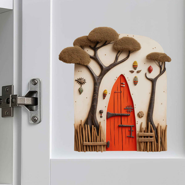 Savanna Spirit Fairy Door Decal - My Wonderful Walls