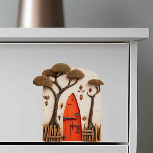 Savanna Spirit Fairy Door Decal - My Wonderful Walls