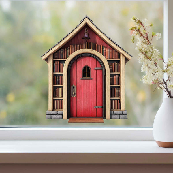 School House Fairy Door Decal - My Wonderful Walls