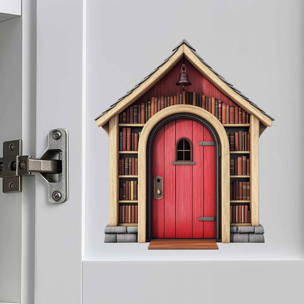 School House Fairy Door Decal - My Wonderful Walls