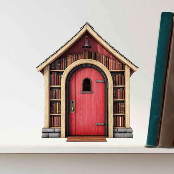 School House Fairy Door Decal - My Wonderful Walls