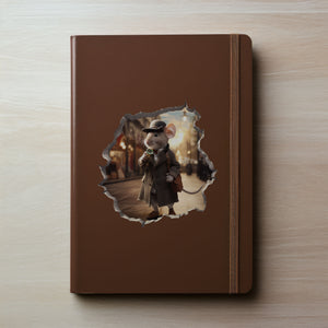 Sherlock Holmes Mouse decal on notebook