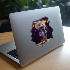 Singing Mouse Hole Decal - My Wonderful Walls
