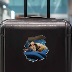 Sleeping Mouse Hole Decal - My Wonderful Walls