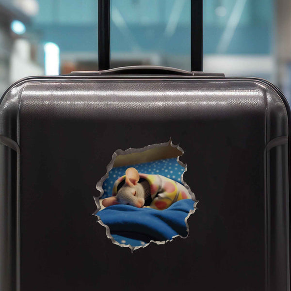 Sleeping Mouse Hole Decal - My Wonderful Walls