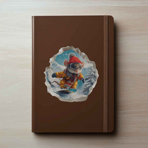 Snowboarding Mouse Hole Decal - My Wonderful Walls