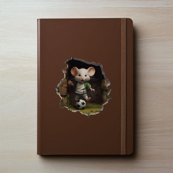 Soccer Mouse Hole Decal