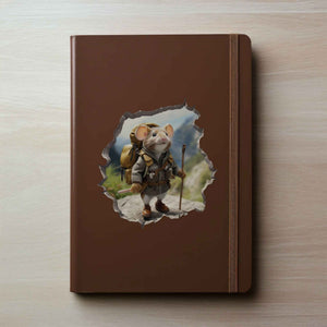 Spring Hiker Mouse Hole Decal - My Wonderful Walls
