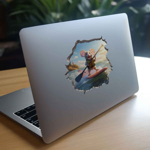 Stand - Up Paddleboard Mouse Hole Decal - My Wonderful Walls