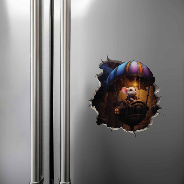 Steampunk Mouse Hole Decal - My Wonderful Walls