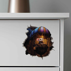 Steampunk Mouse Hole Decal - My Wonderful Walls