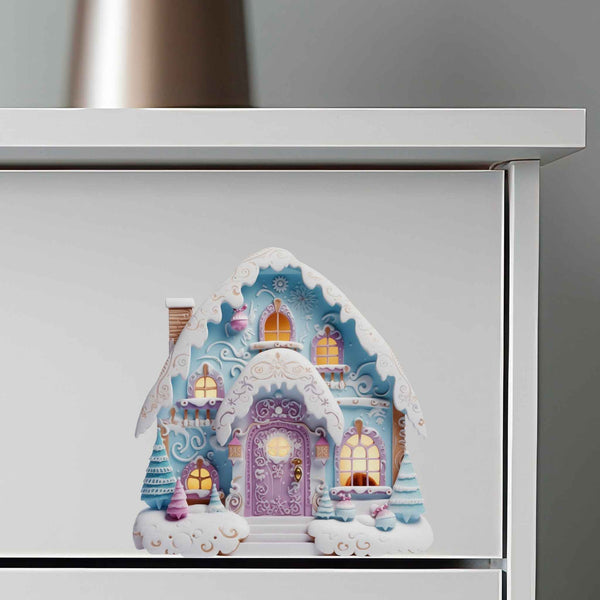 Sugar Snow Chalet Fairy Door Decal - My Wonderful Walls