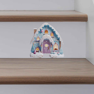 Sugar Snow Chalet Fairy Door Decal - My Wonderful Walls
