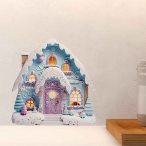 Sugar Snow Chalet Fairy Door Decal - My Wonderful Walls