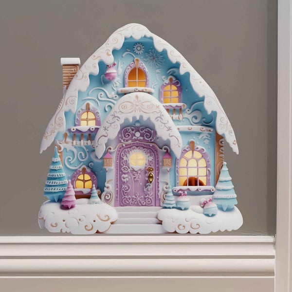 Sugar Snow Chalet Fairy Door Decal - My Wonderful Walls