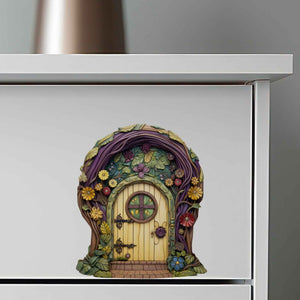 Sunny Garden Fairy Door Decal - My Wonderful Walls