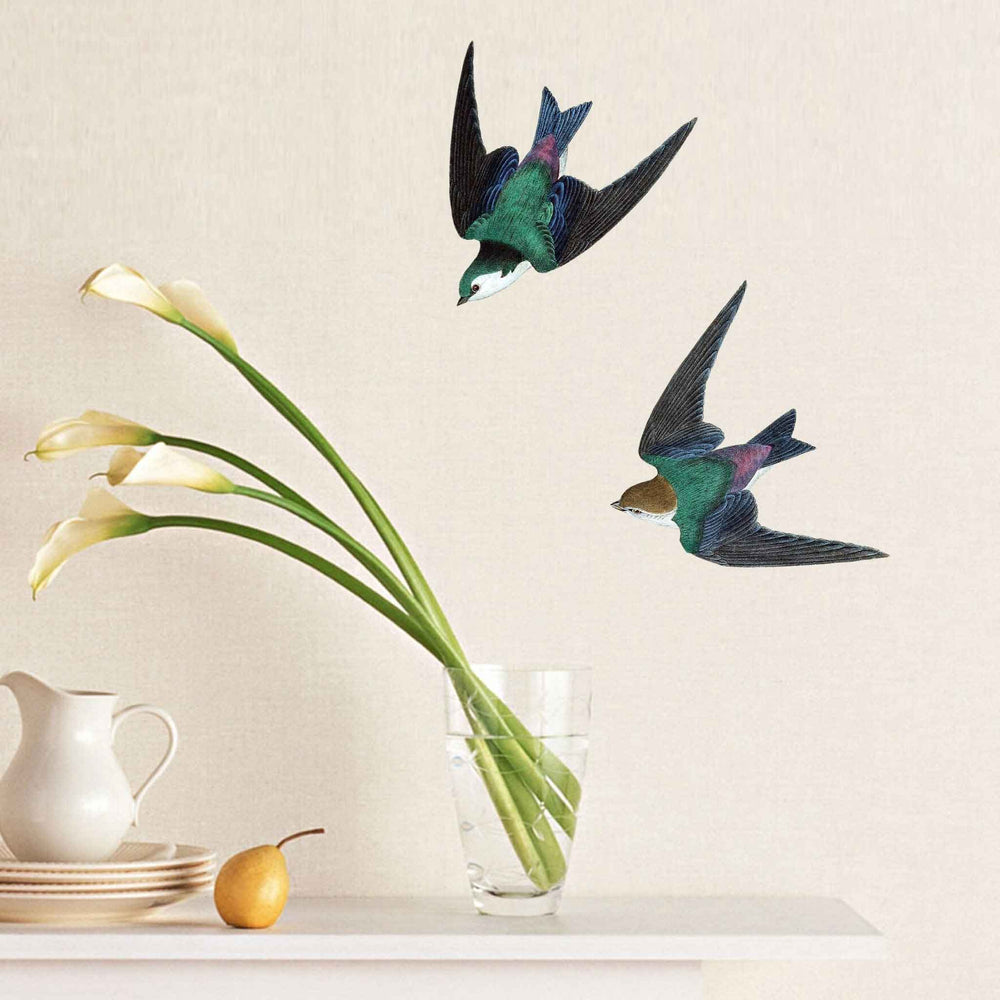Swallow Bird Decals - Set of 2