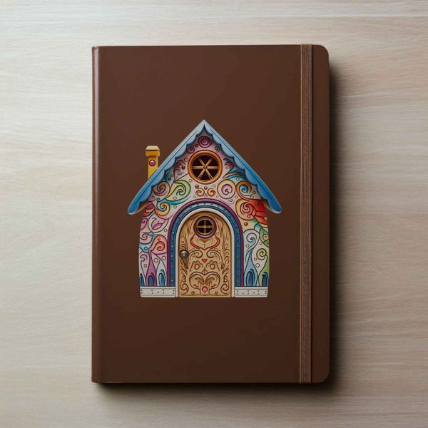 Swirly Whirly Fairy Door Decal - My Wonderful Walls
