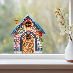 Swirly Whirly Fairy Door Decal - My Wonderful Walls