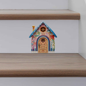 Swirly Whirly Fairy Door Decal - My Wonderful Walls