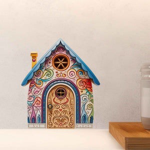 Swirly Whirly Fairy Door Decal - My Wonderful Walls