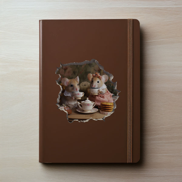 Tea Time Mouse Hole Decal
