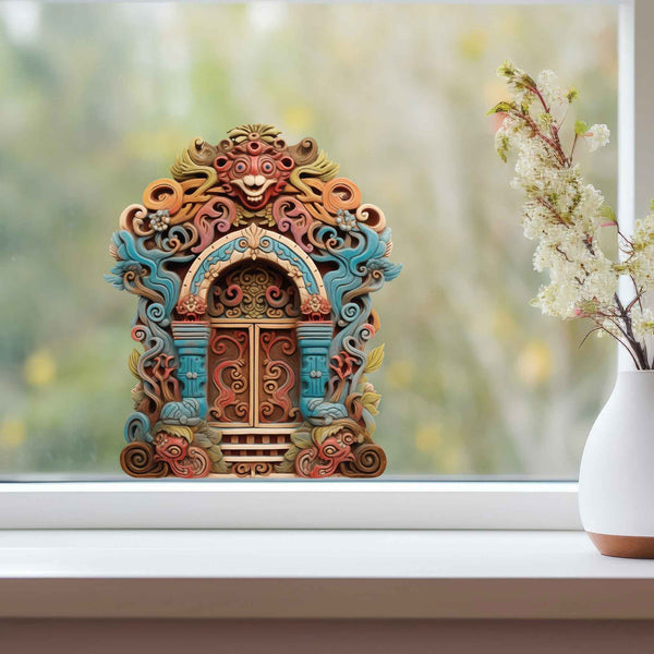 Tibetan Temple Fairy Door Decal - My Wonderful Walls